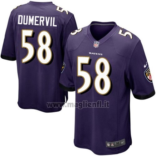 Maglia NFL Game Baltimore Ravens Dumervil Viola